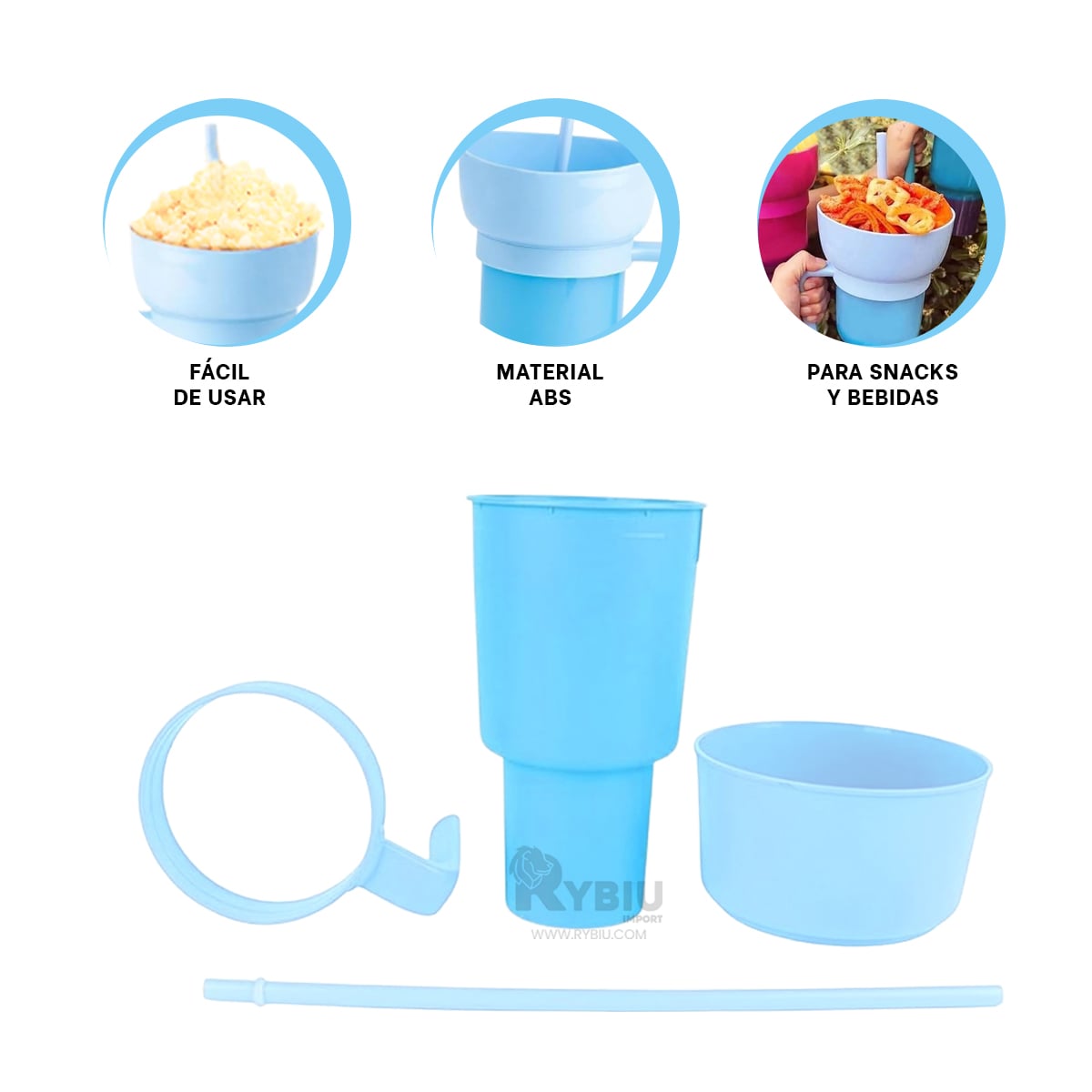 ENVASE FUNCIONAL RYBIU CO29758 CELESTE +GIFT MINIAGENDA - 3