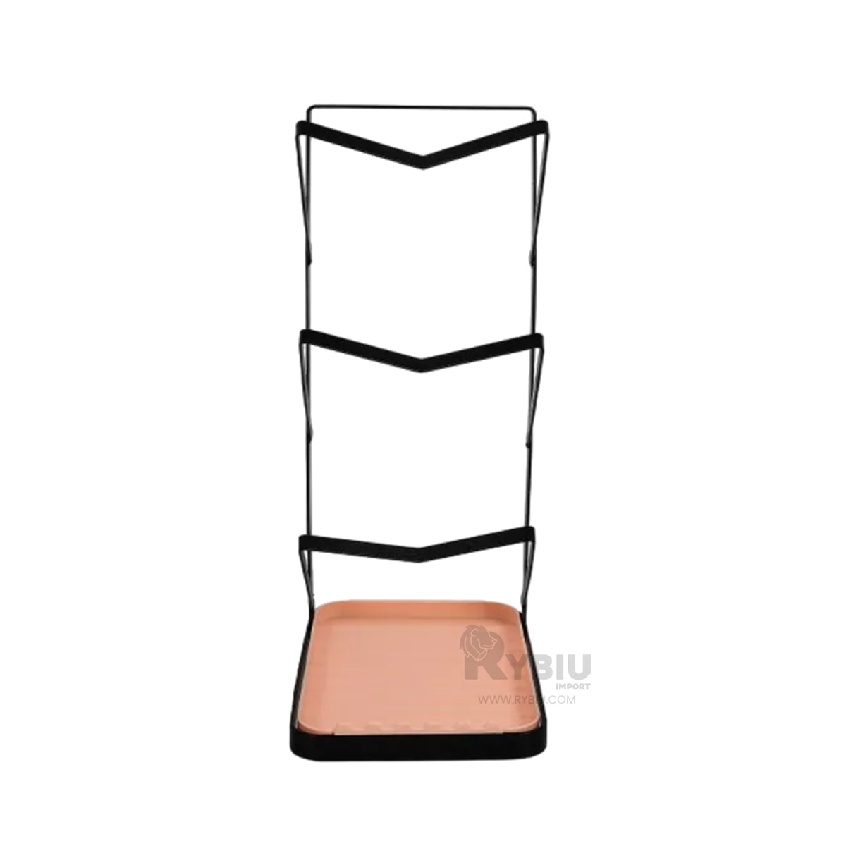DIVISOR RYBIU CO29880 ACERO INOXIDABLE NEGRO TENDENCIA + REGALO LIGAS PEINAR - 4