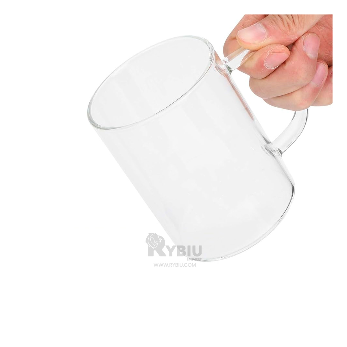 TAZON RYBIU CON LETRAS 400ML TRANSPARENTE + ENVOLTORIO DE REGALO 202 - 2