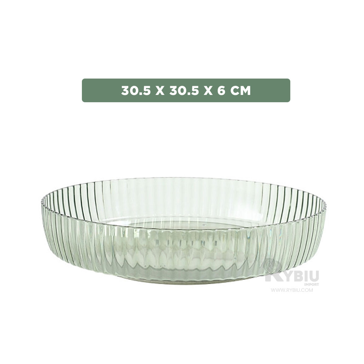 RECIPIENTE RYBIU R2953 VERDE UTIL TRANSPARENTE + BANDERITAS ADHESIVAS - 5
