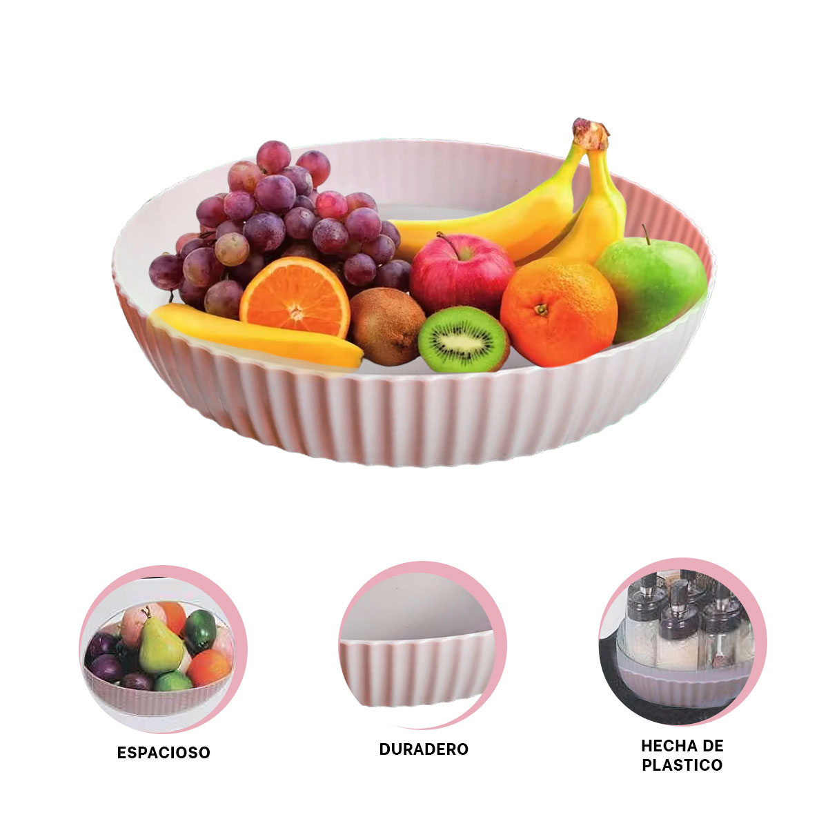 ORGANIZADOR RYBIU R2953 ROSADO TRANSPORTABLE + REGALO STICKERS - 4