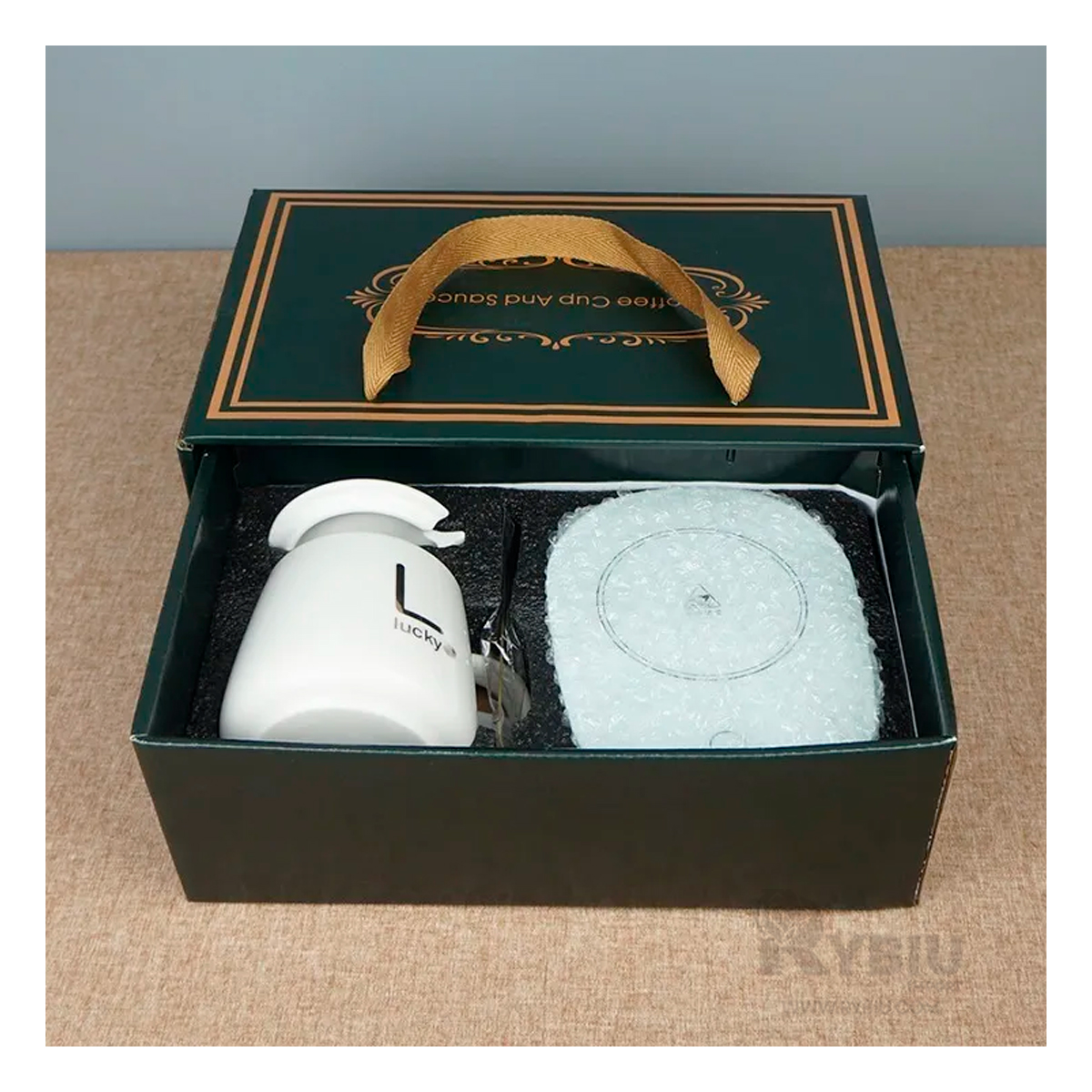 CALENTADOR TERMICO RYBIU CO30463 EN COLOR BLANCO+ PAPEL DE REGALO - 4