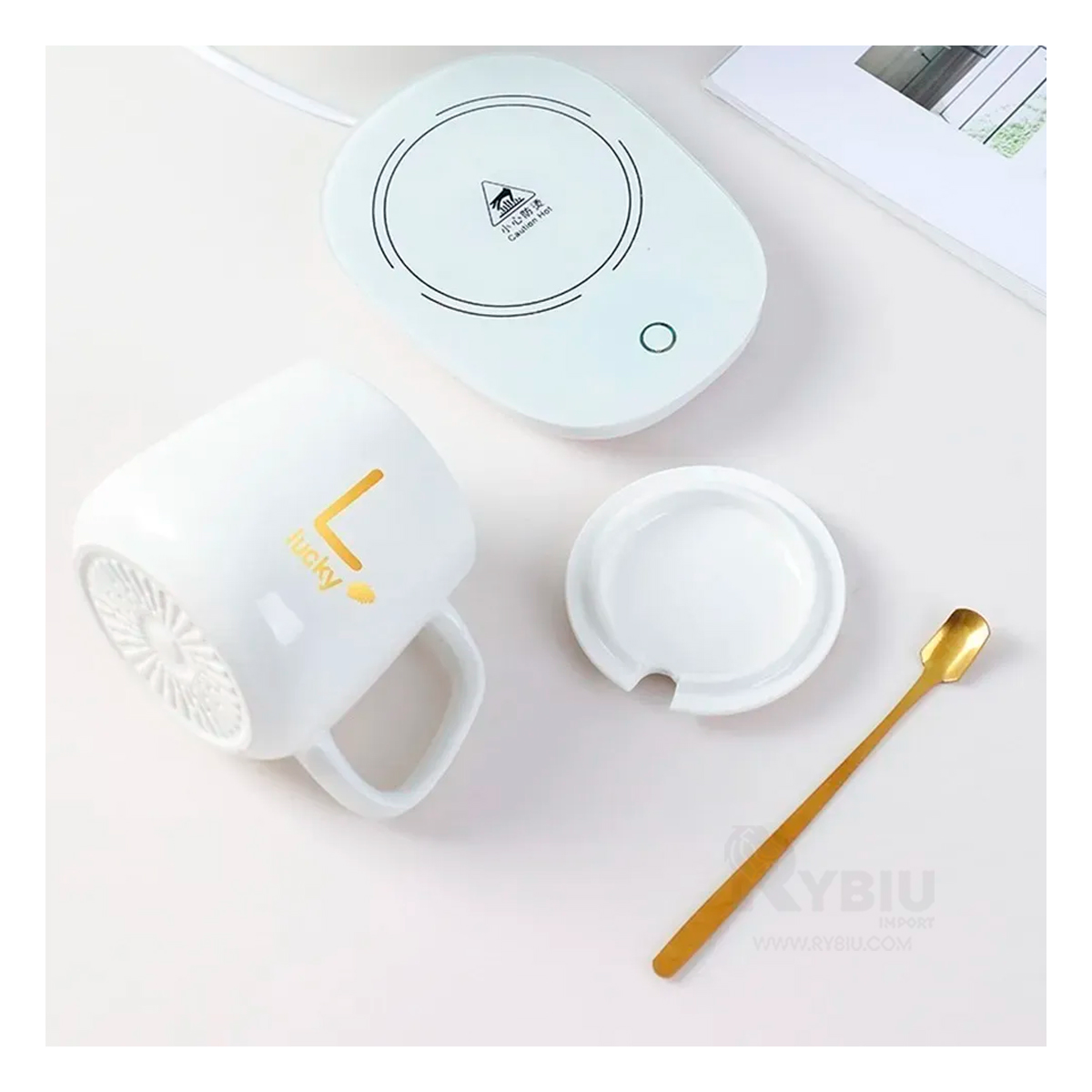 PACK RYBIU CO30463 ESTILIZADO CALDERO DE COLOR BLANCO+ REGALO AGENDITA - 1
