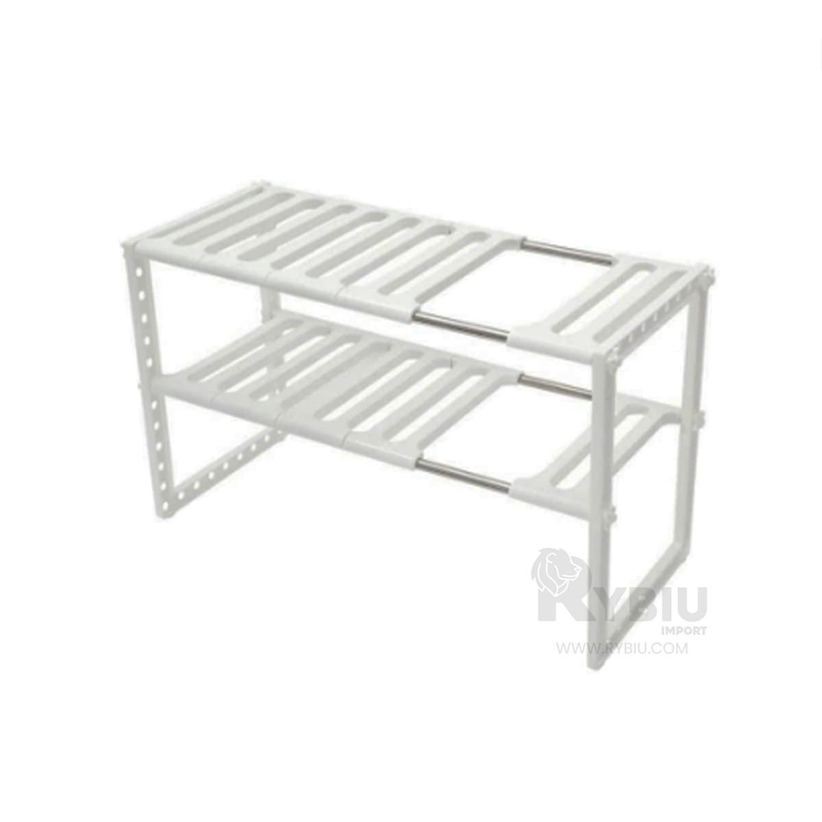 ORGANIZADOR RYBIU CO30408 ACERO INOXIDABLE BLANCO COCINA + BANDERITAS ADHESIVAS - 1