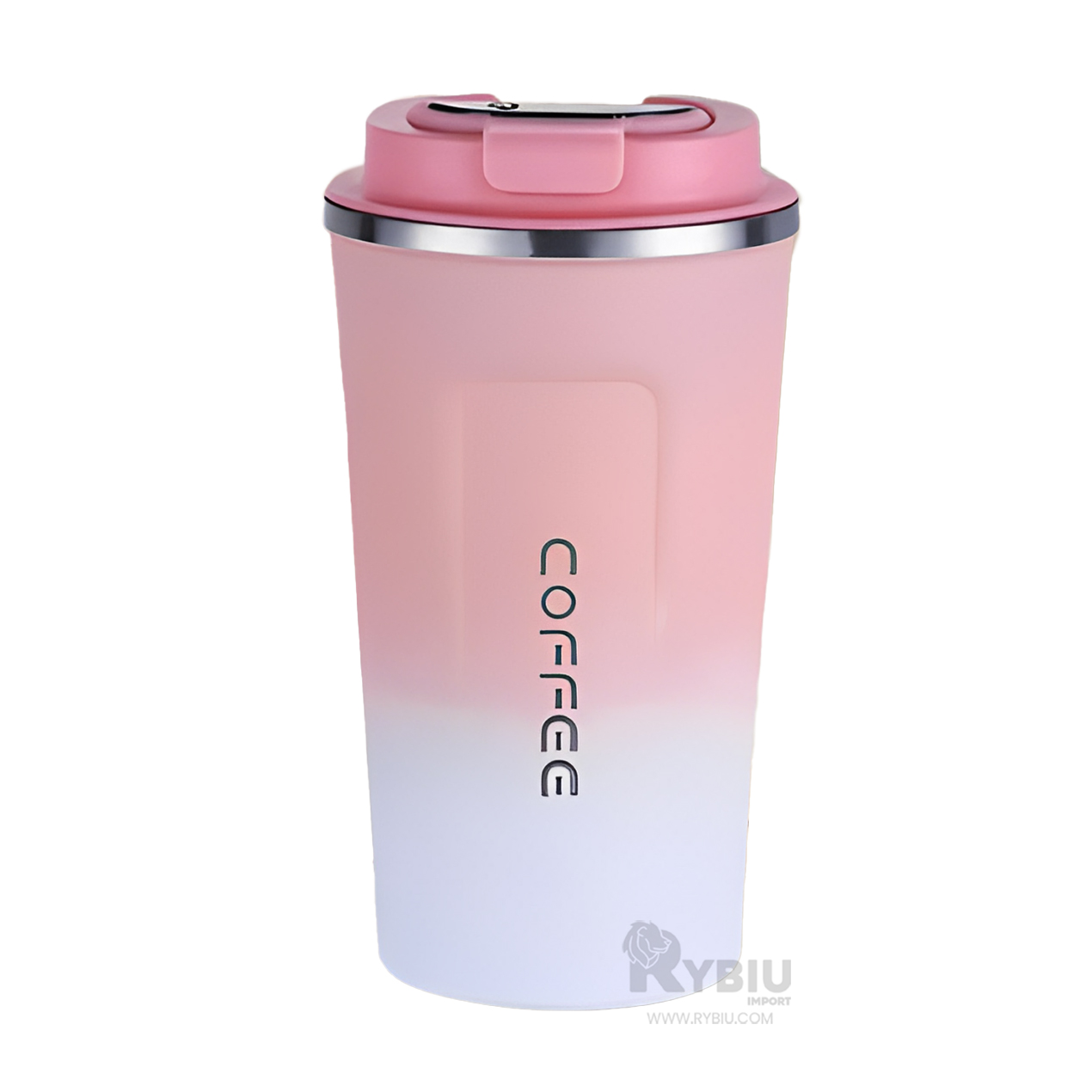 TAZA RESISTENTE RYBIU CO30262 ROSADO +GIFT STICKERS - 1
