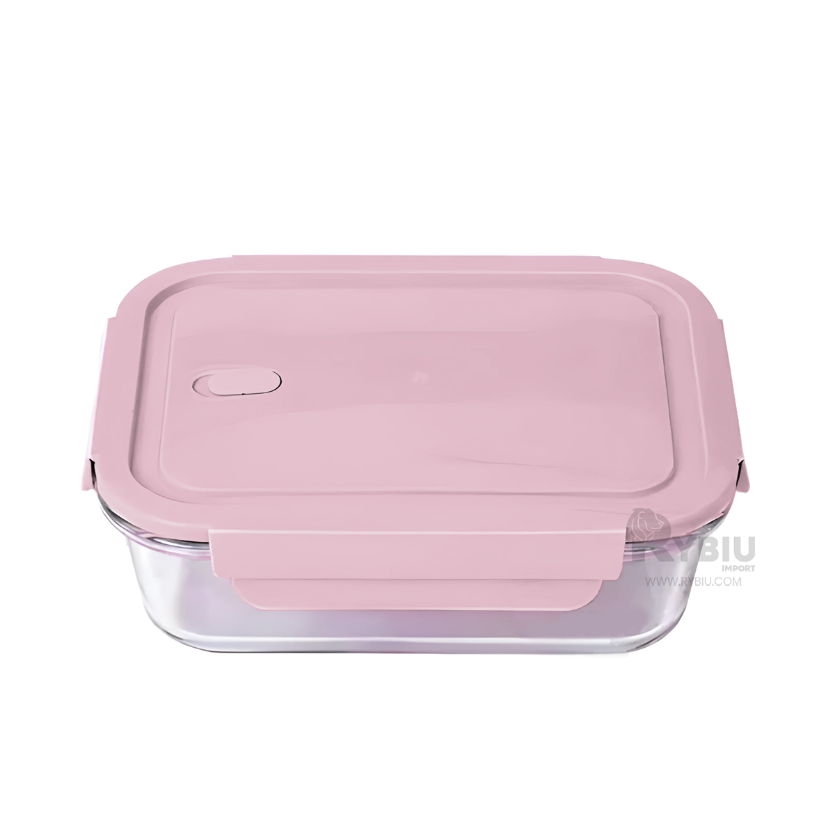 RECIPIENTE RESISTENTE CON TAPA RYBIU CO29560 ROSADO +ENVOLTORIO DE REGALO - 4