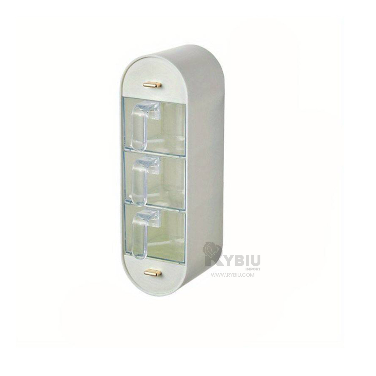 DISPENSADOR COMPACTO PARA COCINA BLANCO Y+REGALO STICKERS - 1