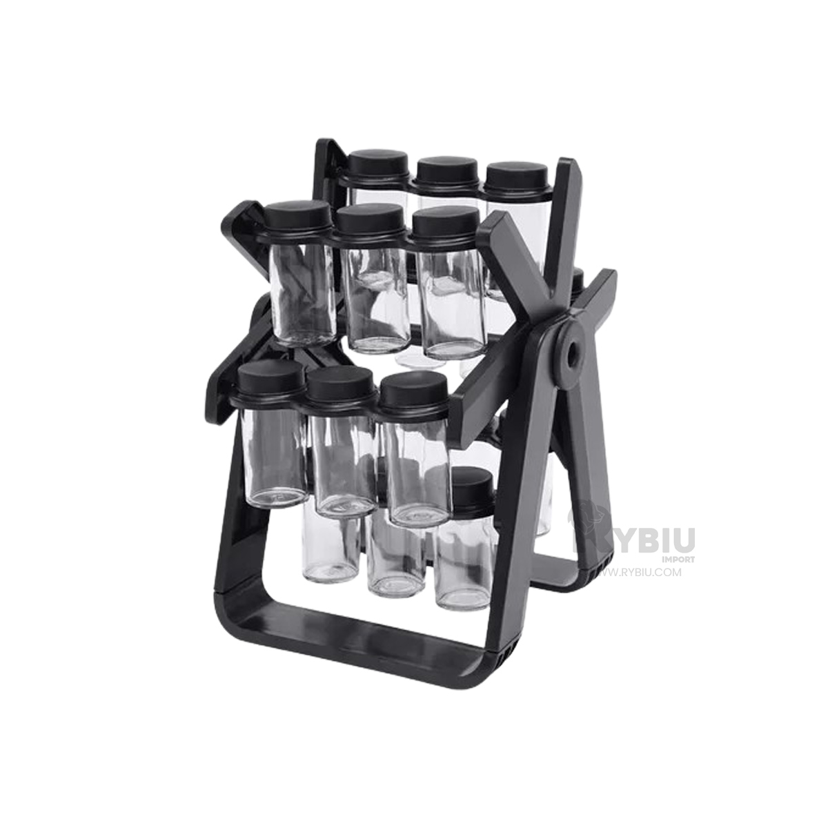ORGANIZADOR RYBIU CO29445 NEGRO MULTIFUNCIONAL SAL + STICKERS - 4