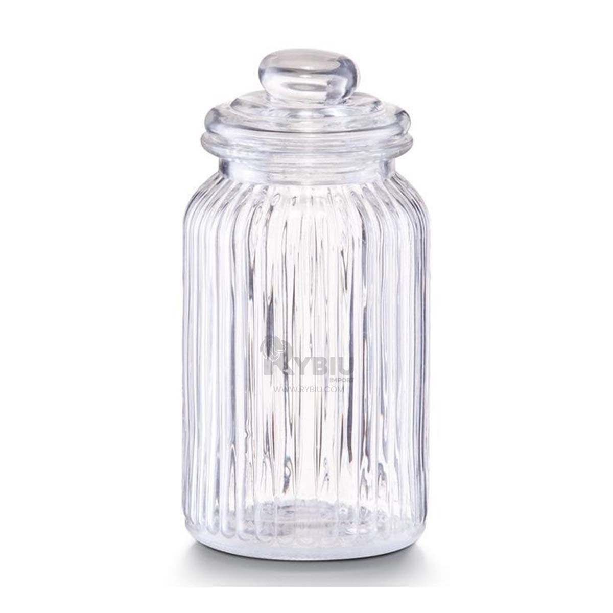 RECIPIENTE RYBIU CO29552 VIDRIO TRANSPARENTE UTIL 2 K + BANDERITAS ADHESIVAS - 1