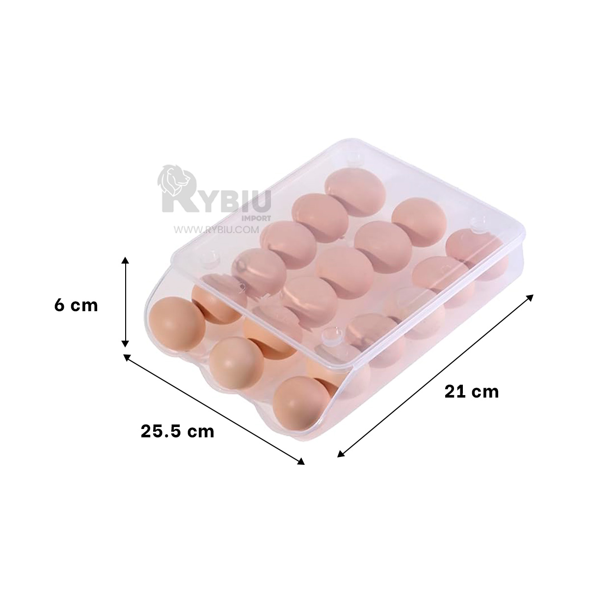 HUEVERA RYBIU CO32472 TRANSPARENTE UVAS + VOLTORIO REGALO - 5