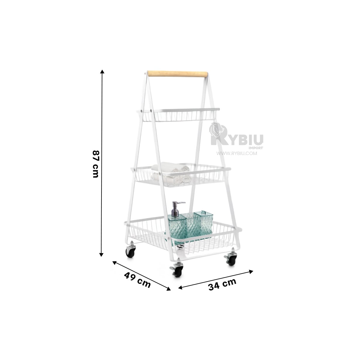 CLASIFICADOR UTIL EN TONO BLANCO Y+REGALO LIGAS PARA PEINAR - 5