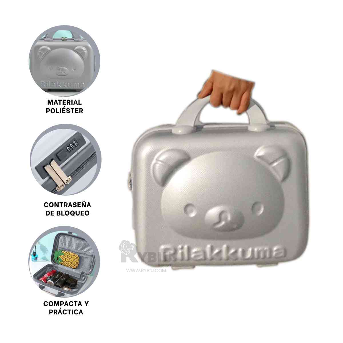 SET CAJA RYBIU HO32345 DECORATIVA PRACTICA PLOMO + GIFT MINIAGENDA - 3