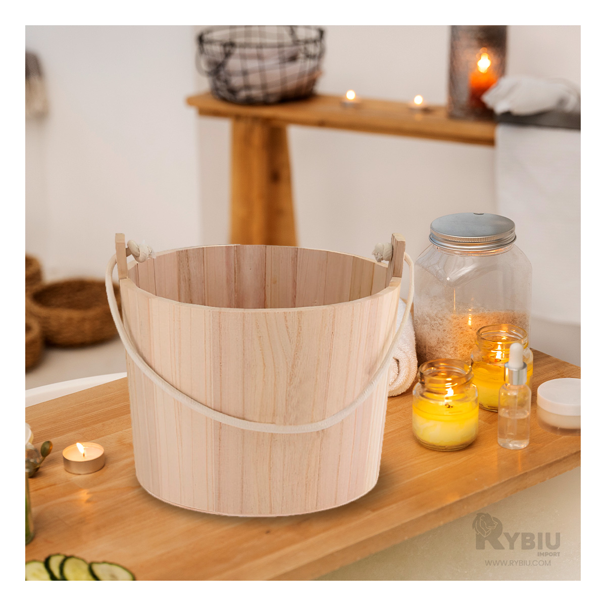 SET BALDE RYBIU HO32316 MADERA CLARA FACIL USO + REGALO AGENDITA - 4