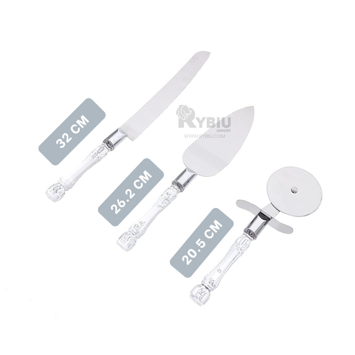 CORTADOR RYBIU JUEGO RESISTENTES MANGO ACRÍLICO + REGALO AGENDITA CO30049 - 5