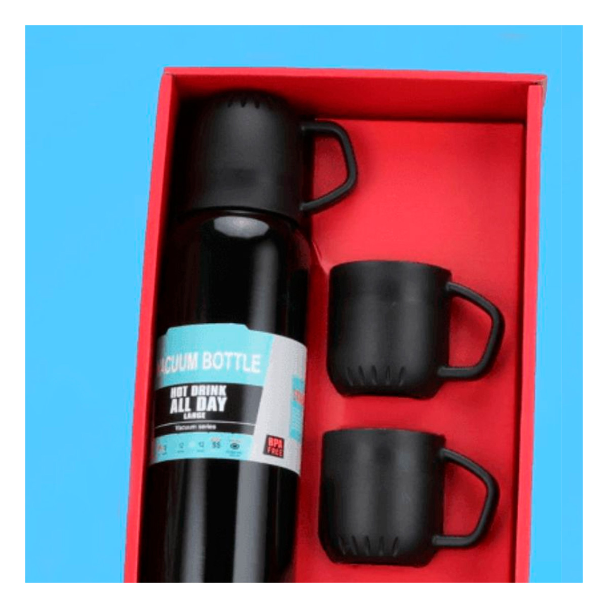 BOTELLA MULTIUSOS DE NEGRO 500ML Y+BANDERITAS ADHESIVAS - 2
