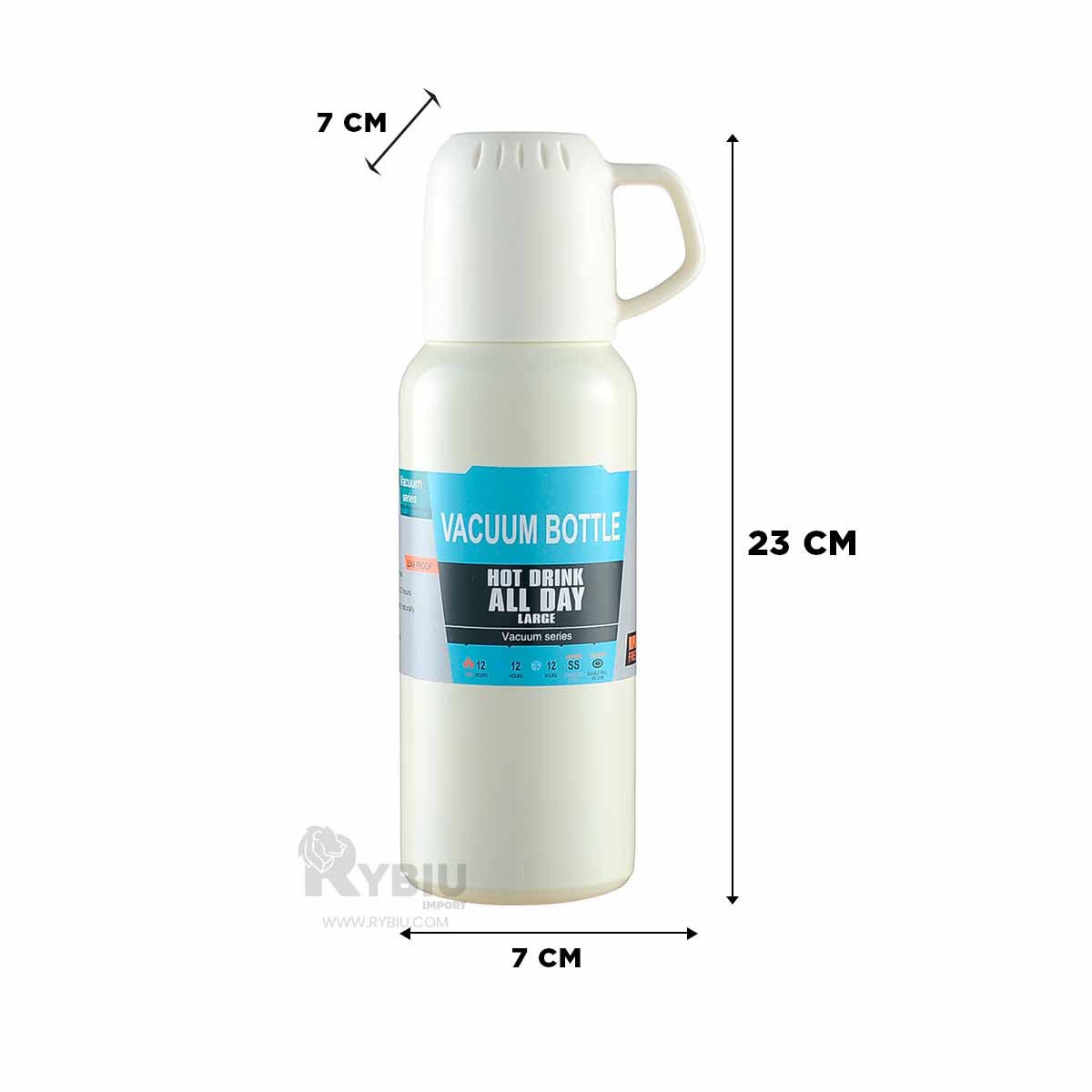 BIDON CILINDRICO CON 3 TAZAS CREMA 500ML Y+GIFT MINIAGENDA - 5
