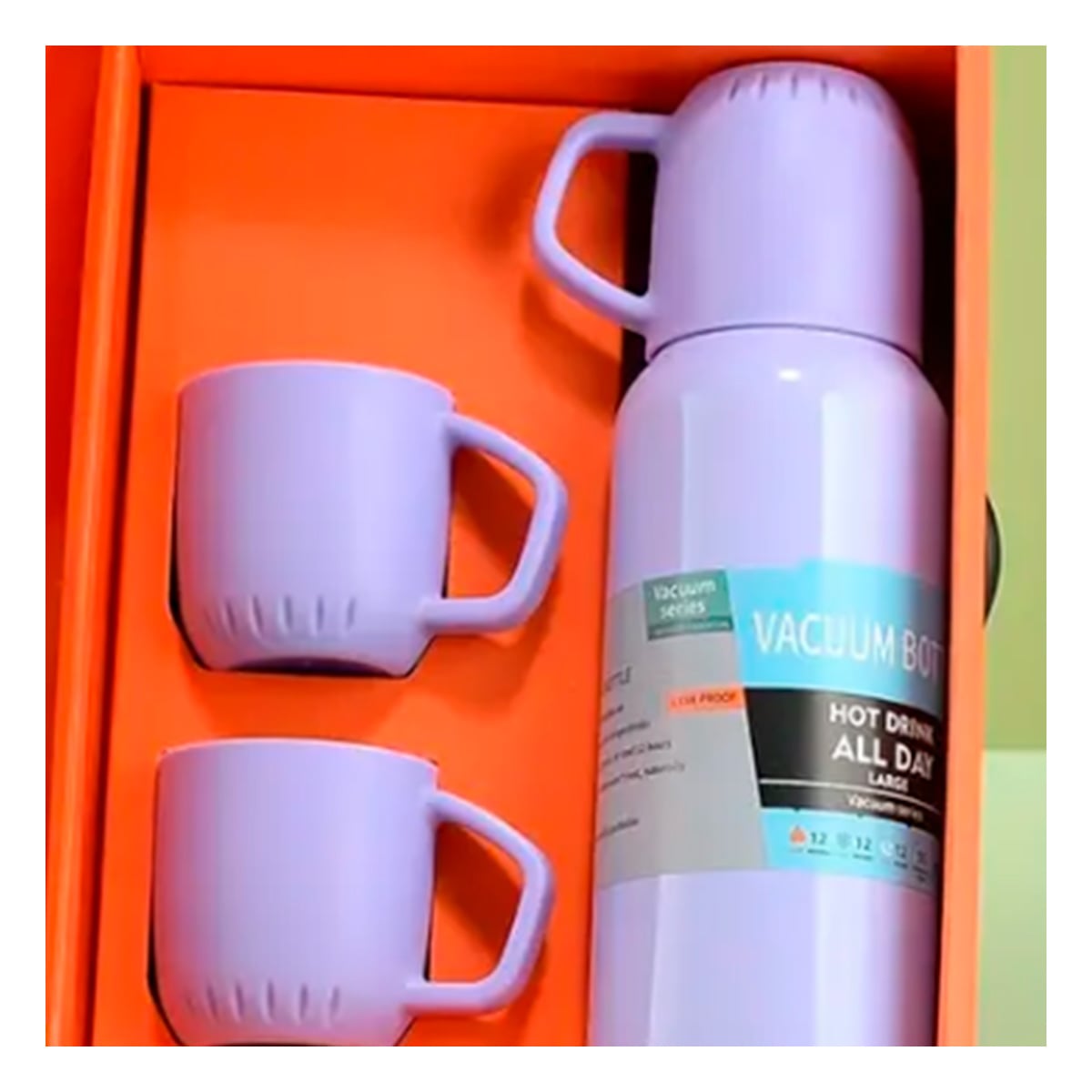 BOTELLA DE AGUA FRIA LILA 500ML Y+REGALO LIGAS PARA PEINAR - 3