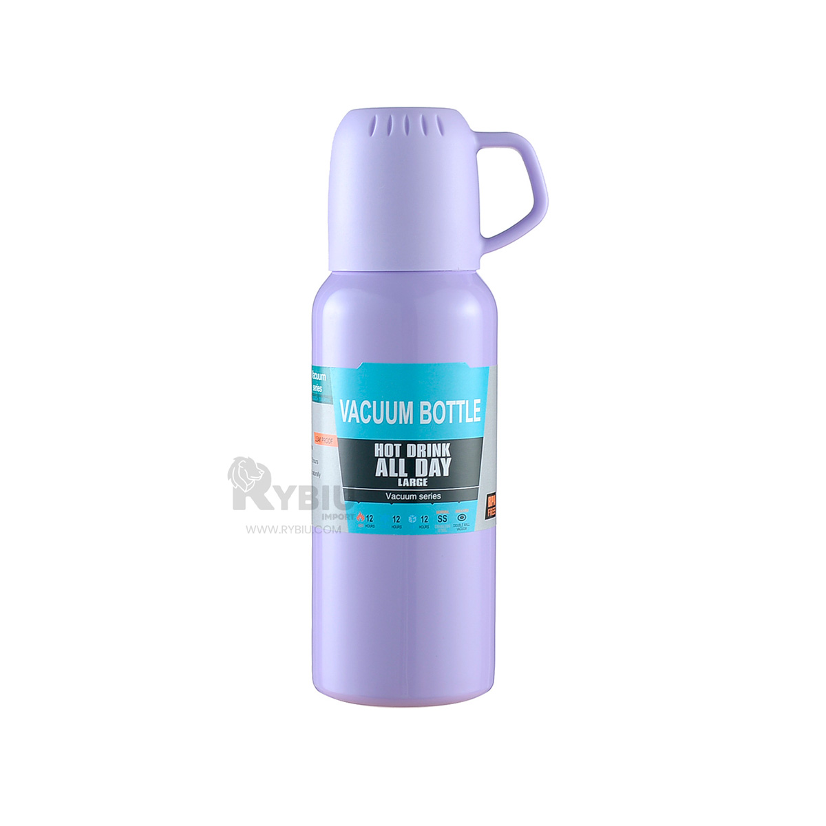 FRASCO DE VACIO TERMICO EN TONO LILA 500ML Y+GIFT MINIAGENDA - 1