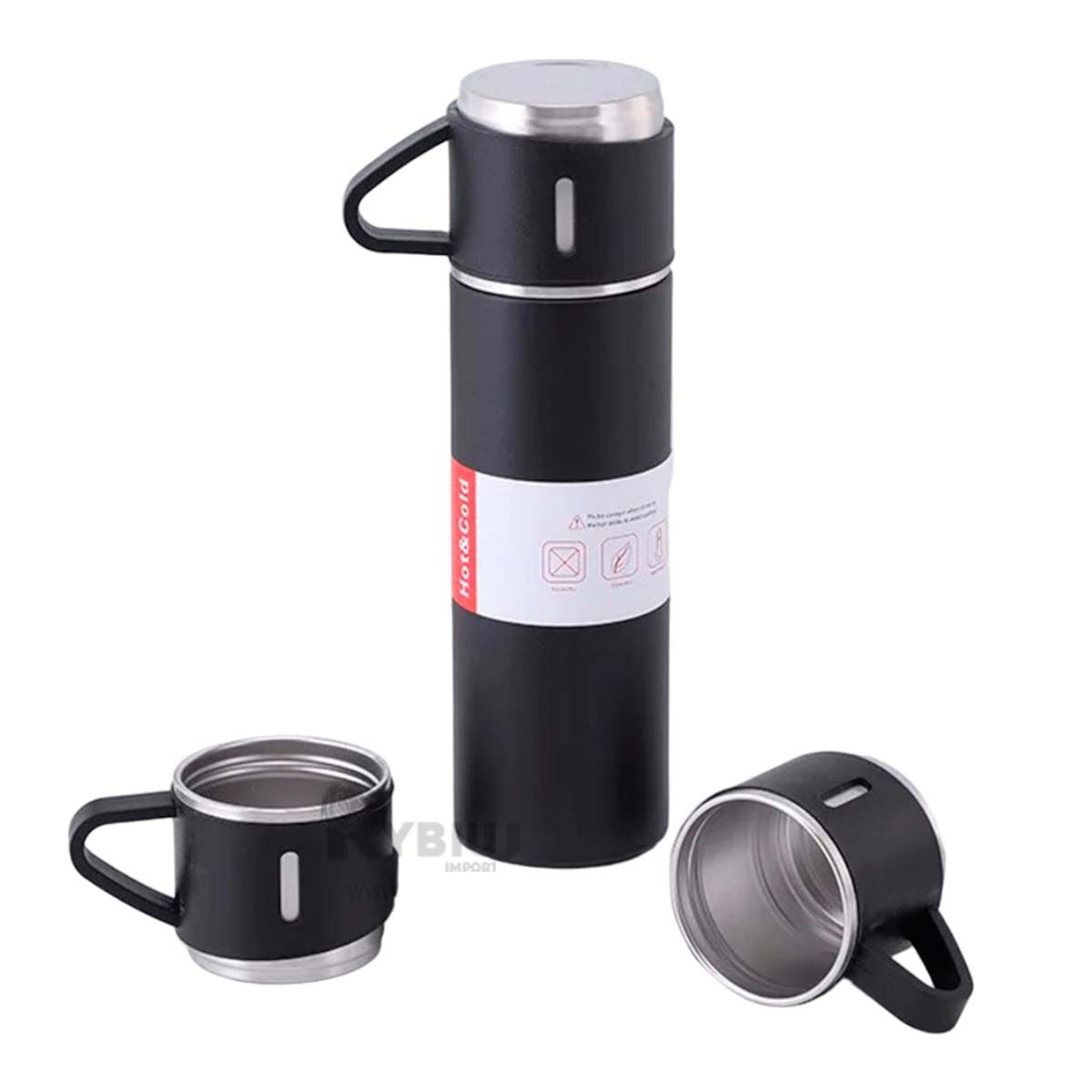 SET RESISTENTE CON SERVIDORES EN NEGRO Y+REGALO STICKERS - 4
