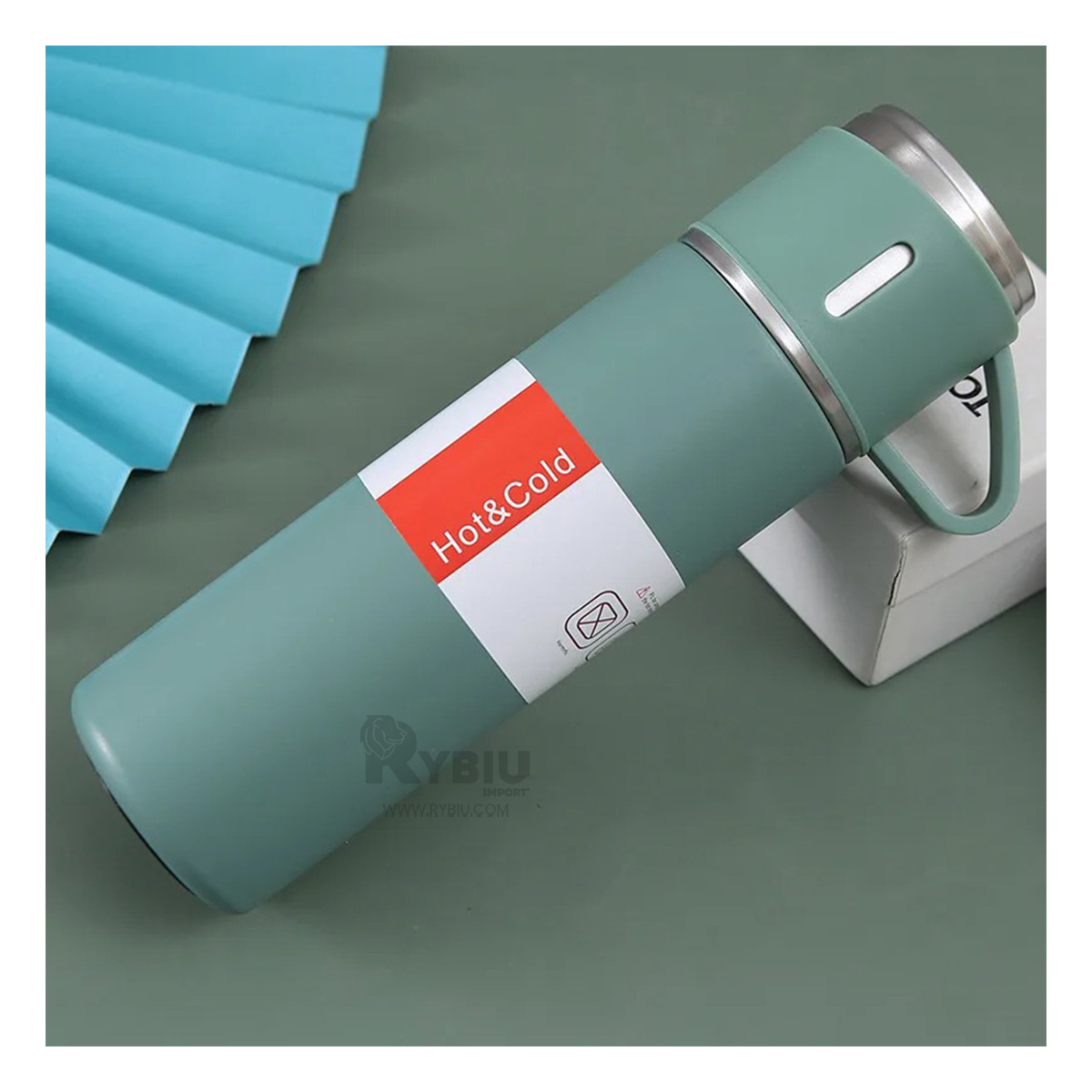 SET EN CONJUNTO PARA TOMAR COLOR VERDE Y+GIFT STICKERS - 3