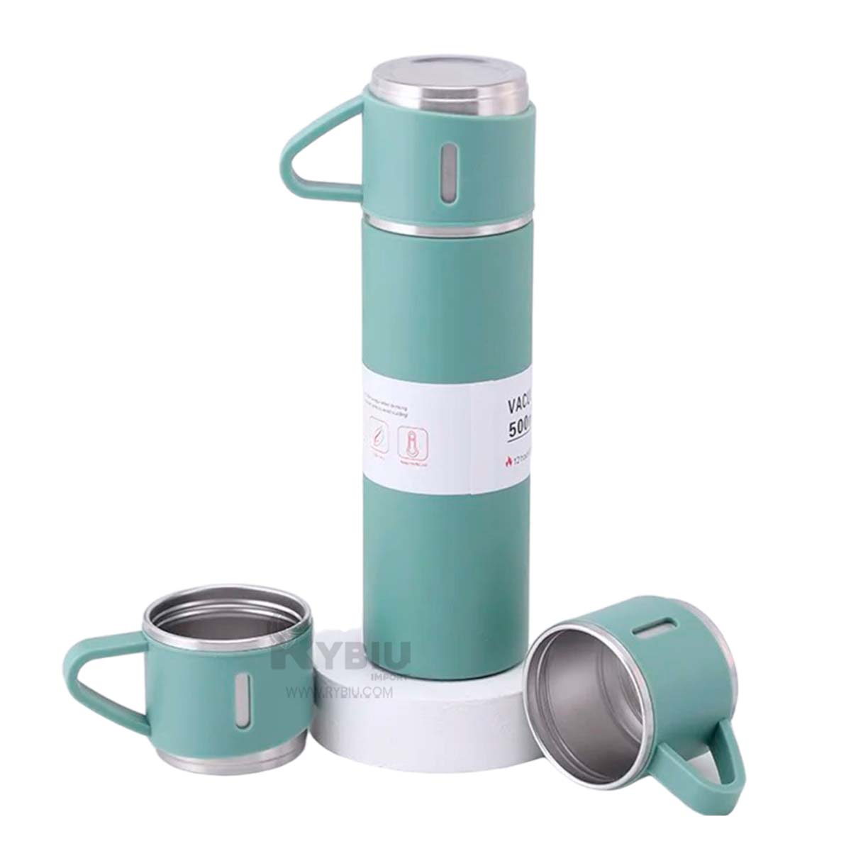 SET EN CONJUNTO PARA TOMAR COLOR VERDE Y+GIFT STICKERS - 4
