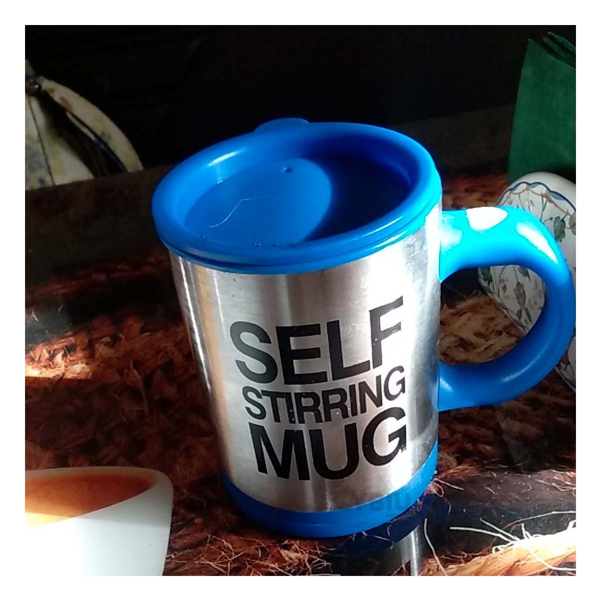 TAZA RYBIU REMOVEDORA DE 400ML+ PAPEL DE REGALO CO30472 AZUL - 4