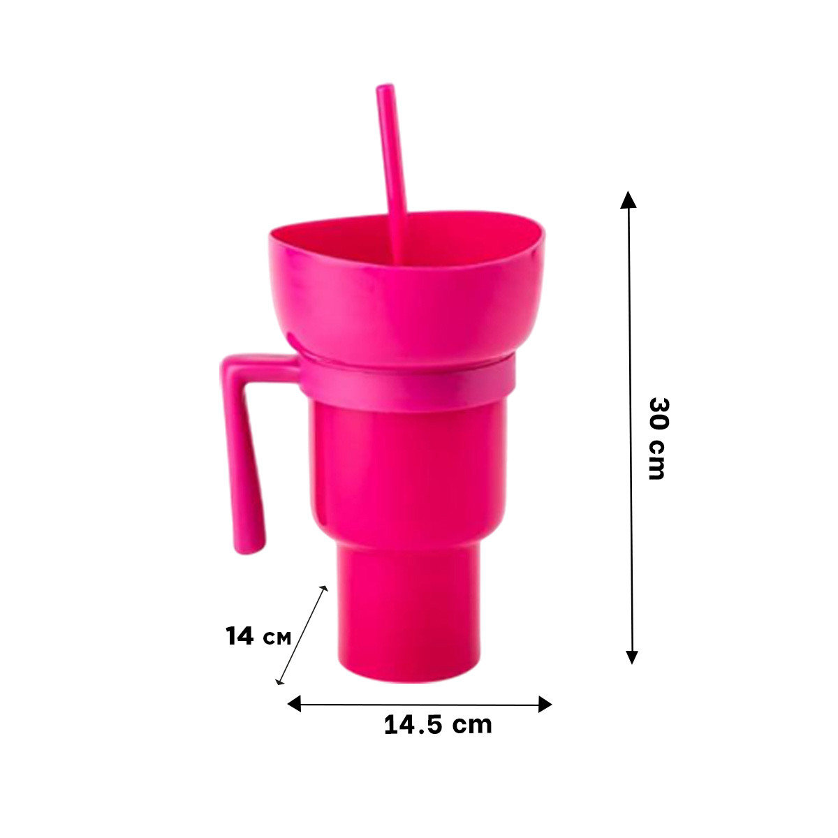 VASO PARA DULCES RYBIU CO29760 ROSADO +PAPEL DE REGALO - 5