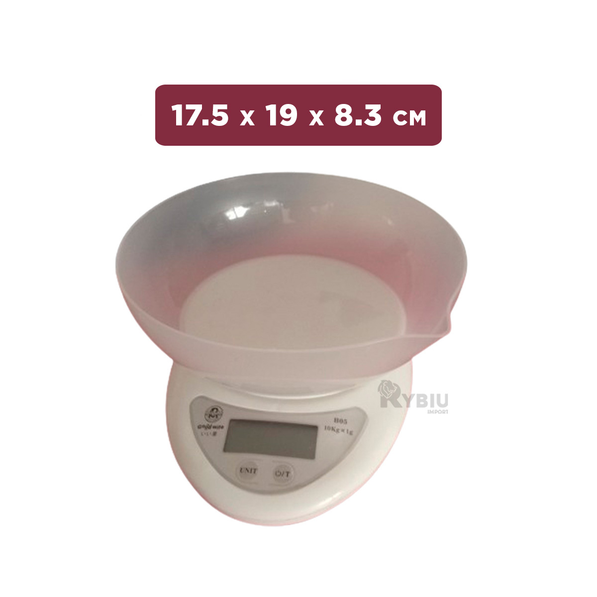 BALANZA RYBIU CO30071 BLANCO GRAMERA REPOSTERIA + REGALO AGENDITA - 5