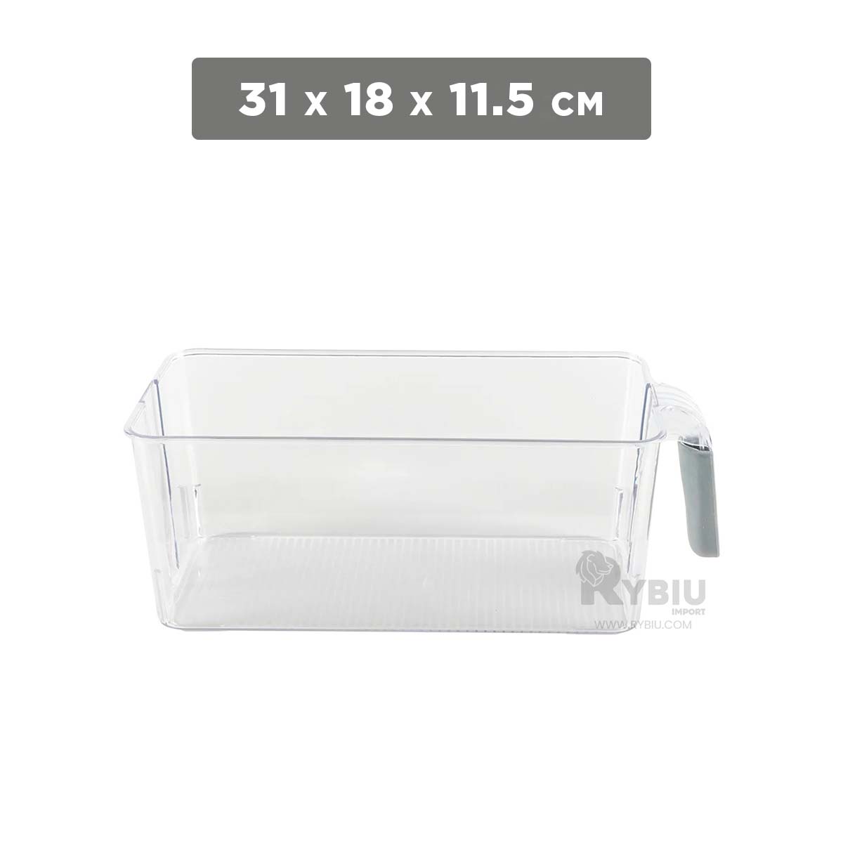RECIPIENTE RYBIU CO30477 TRANSPARENTE DURADERO + REGALO AGENDITA - 1
