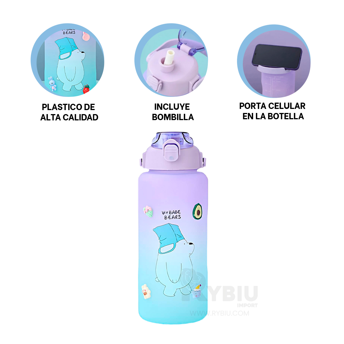 CONTENEDOR RYBIU CO30494 LIQUIDO MULTICOLOR + GIFT MINIAGENDA - 4