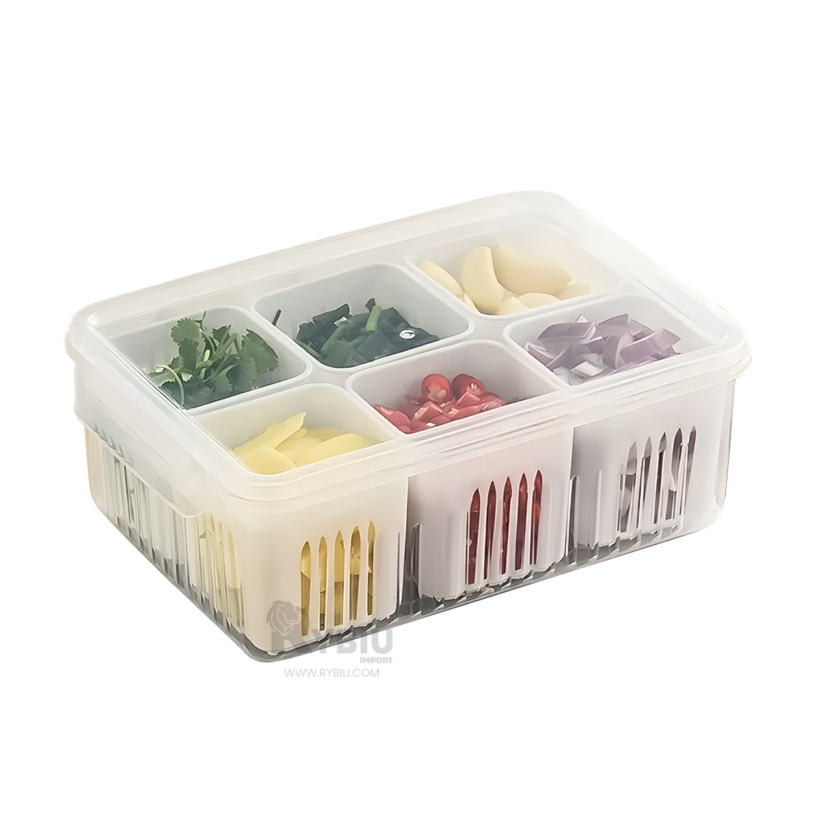 CONTENEDOR RYBIU CO32438 BLANCO COLADOR TRANSPORTABLE EFICIENTE + GIFT STICKERS - 4
