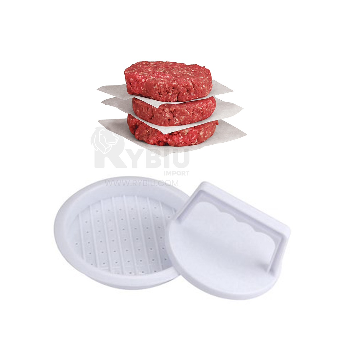 MOLDE RYBIU CO30434 BLANCO MODELO IDEAL CARNE + REGALO LIGAS PEINAR - 4