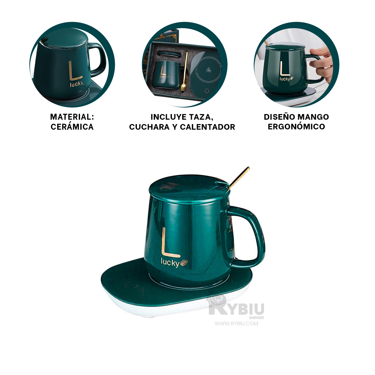PACK RYBIU CO30462 INNOVADOR MINI ESTUFA EN VERDE+ ENVOLTORIO DE REGALO - 4