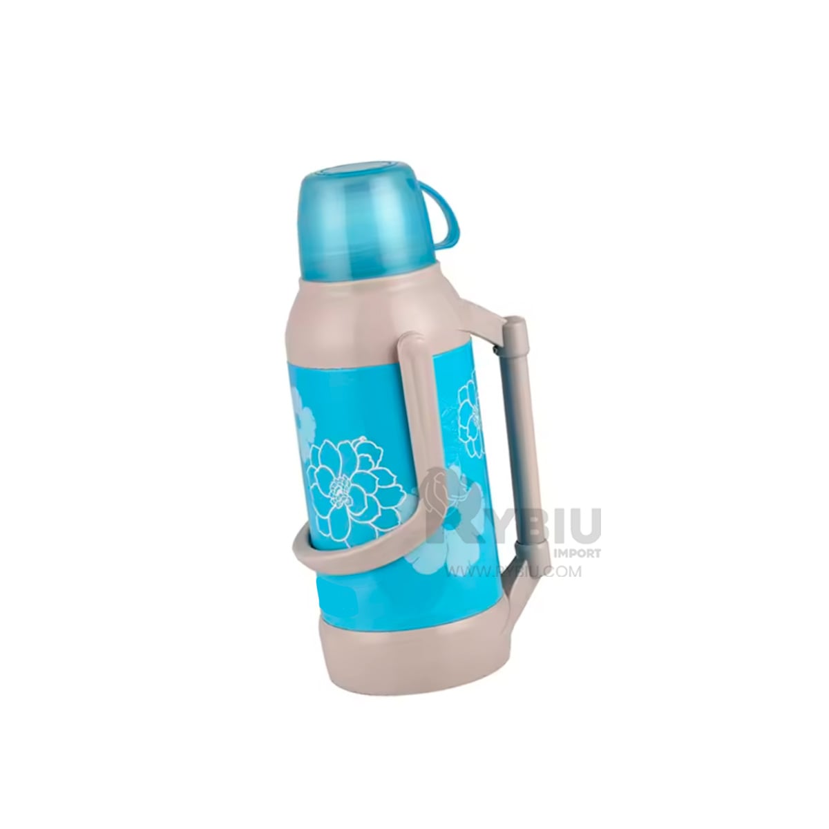 RECIPIENTE TERMAL DE 3200ML CELESTE Y+ENVOLTORIO DE REGALO - 1