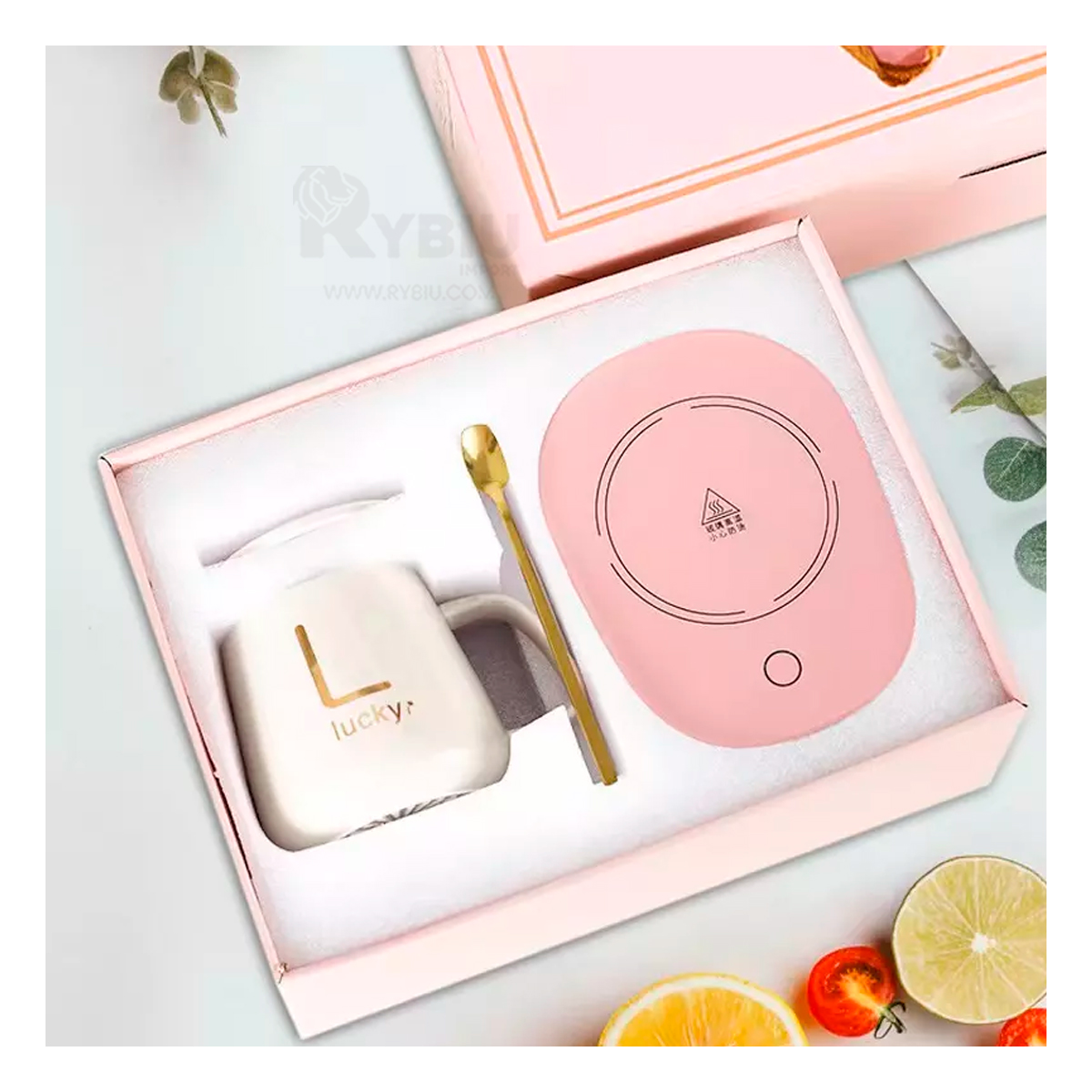 PACK RYBIU CO30461 COMPACTO Y TERMICO EN COLOR ROSADO+ GIFT STICKERS - 2