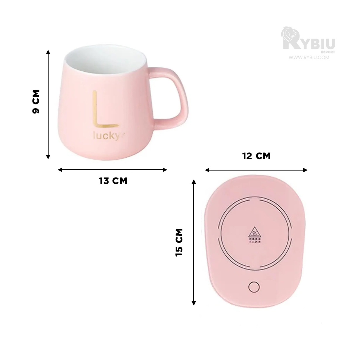 PACK RYBIU CO30461 COMPACTO Y TERMICO EN COLOR ROSADO+ GIFT STICKERS - 5