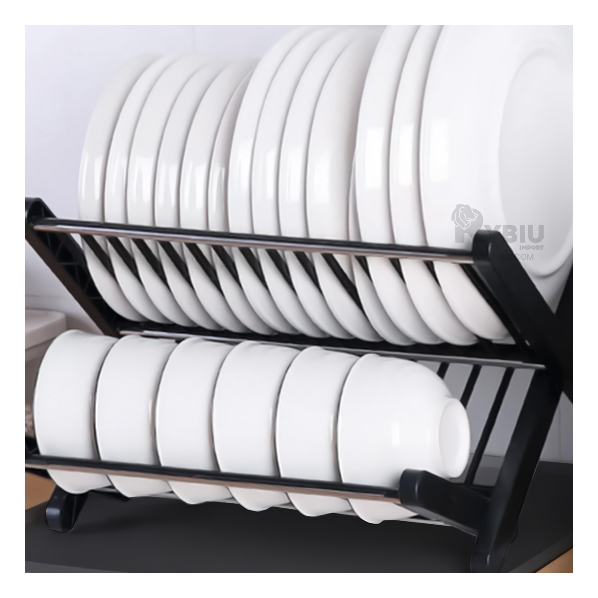ORGANIZADOR RYBIU CO32529 NEGRO VERSATIL FUENTES + GIFT STICKERS - 3