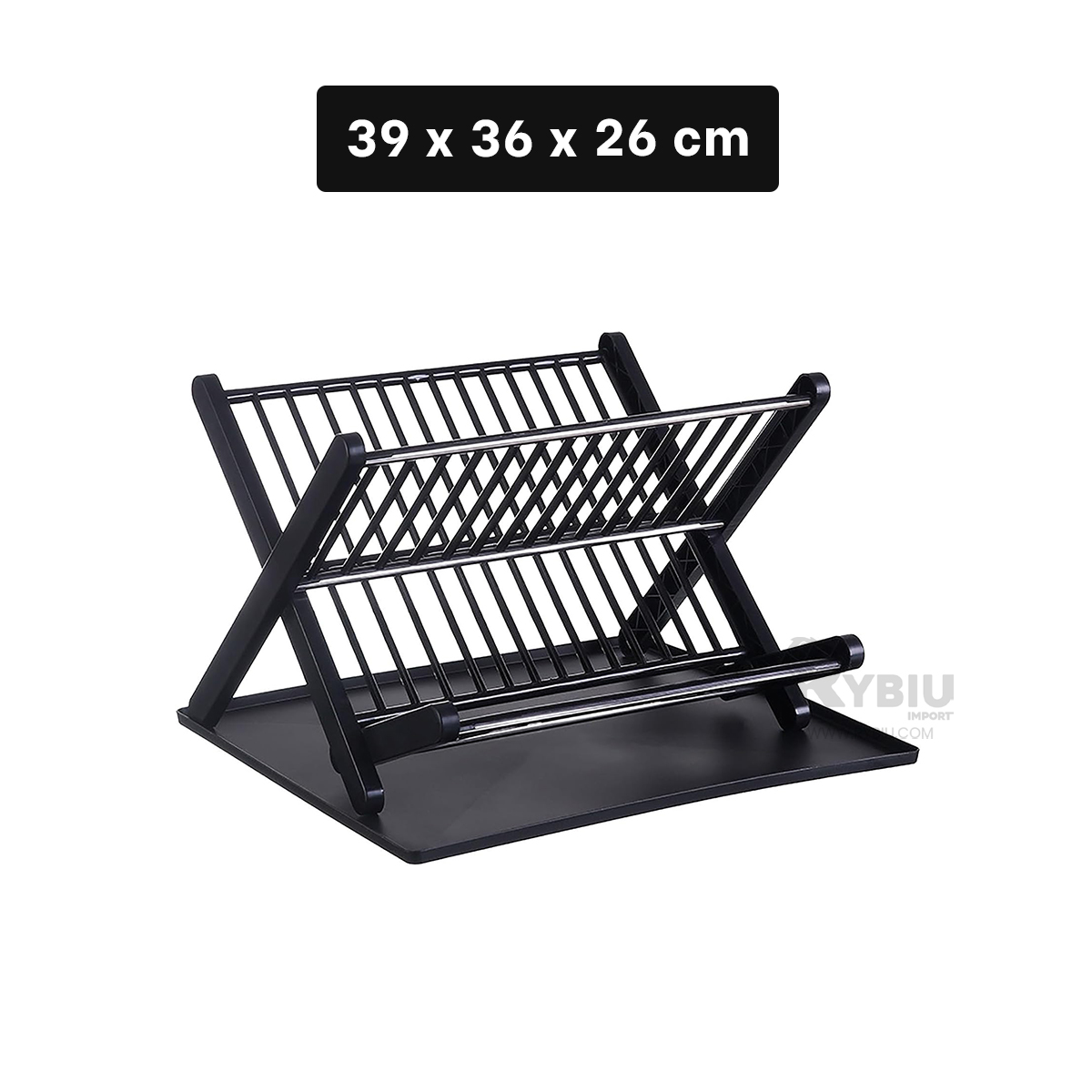ORGANIZADOR RYBIU CO32529 NEGRO VERSATIL FUENTES + GIFT STICKERS - 5