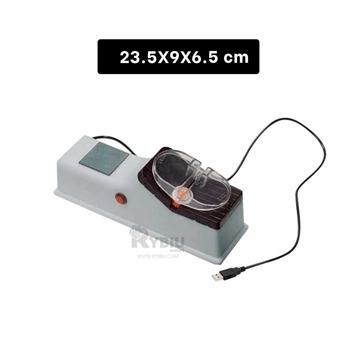 AFILADOR RYBIU CO30358 AMOLADOR AUTOMATIZADO COLOR BLANCO + GIFT STICKERS - 5