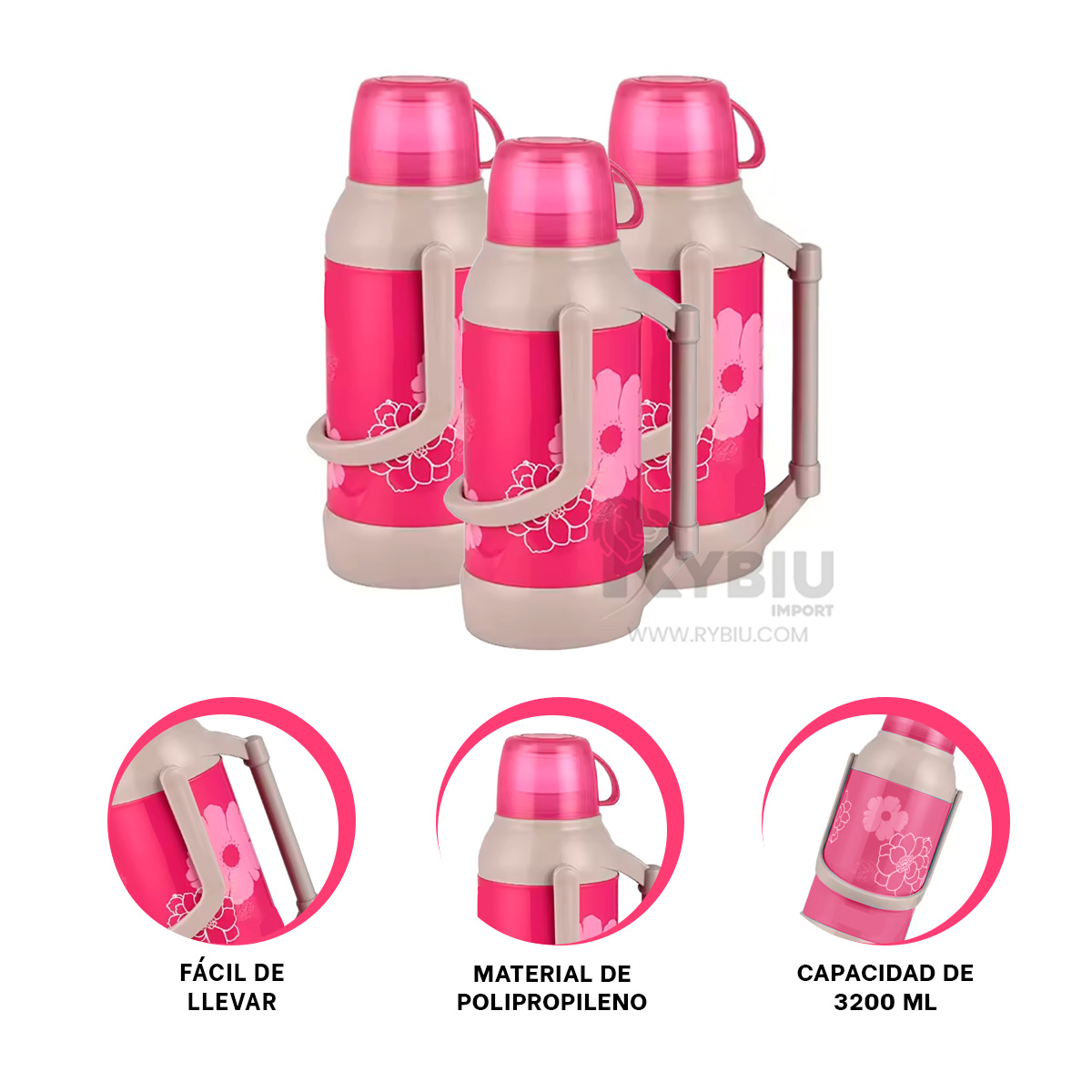 RECIPIENTE CON DISEÑO EN COLOR ROSADO Y+GIFT MINIAGENDA - 3