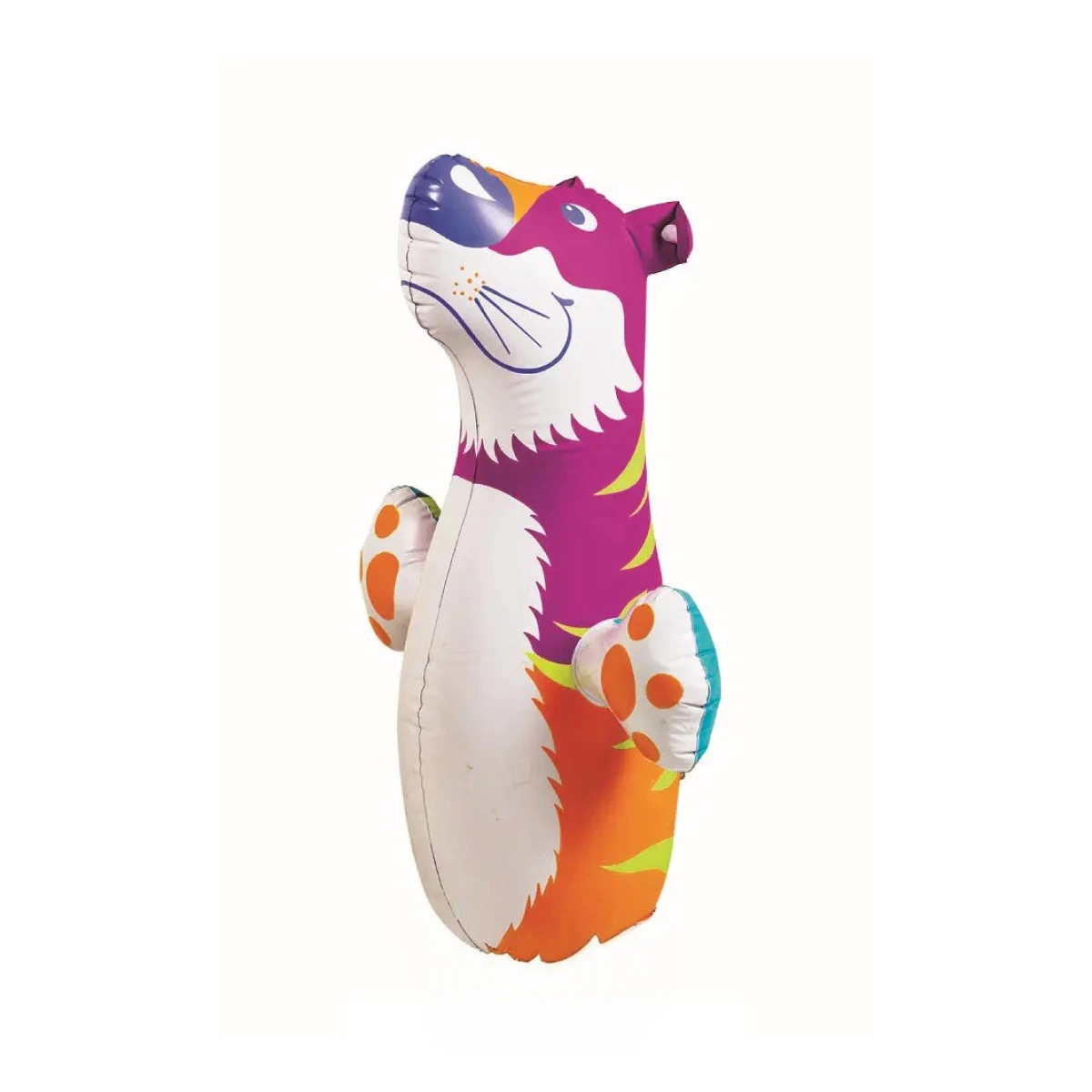 INFLABLE SEGURO Y JUGUETON DE DISEÑO TIGRE Y+REGALO STICKERS - 4