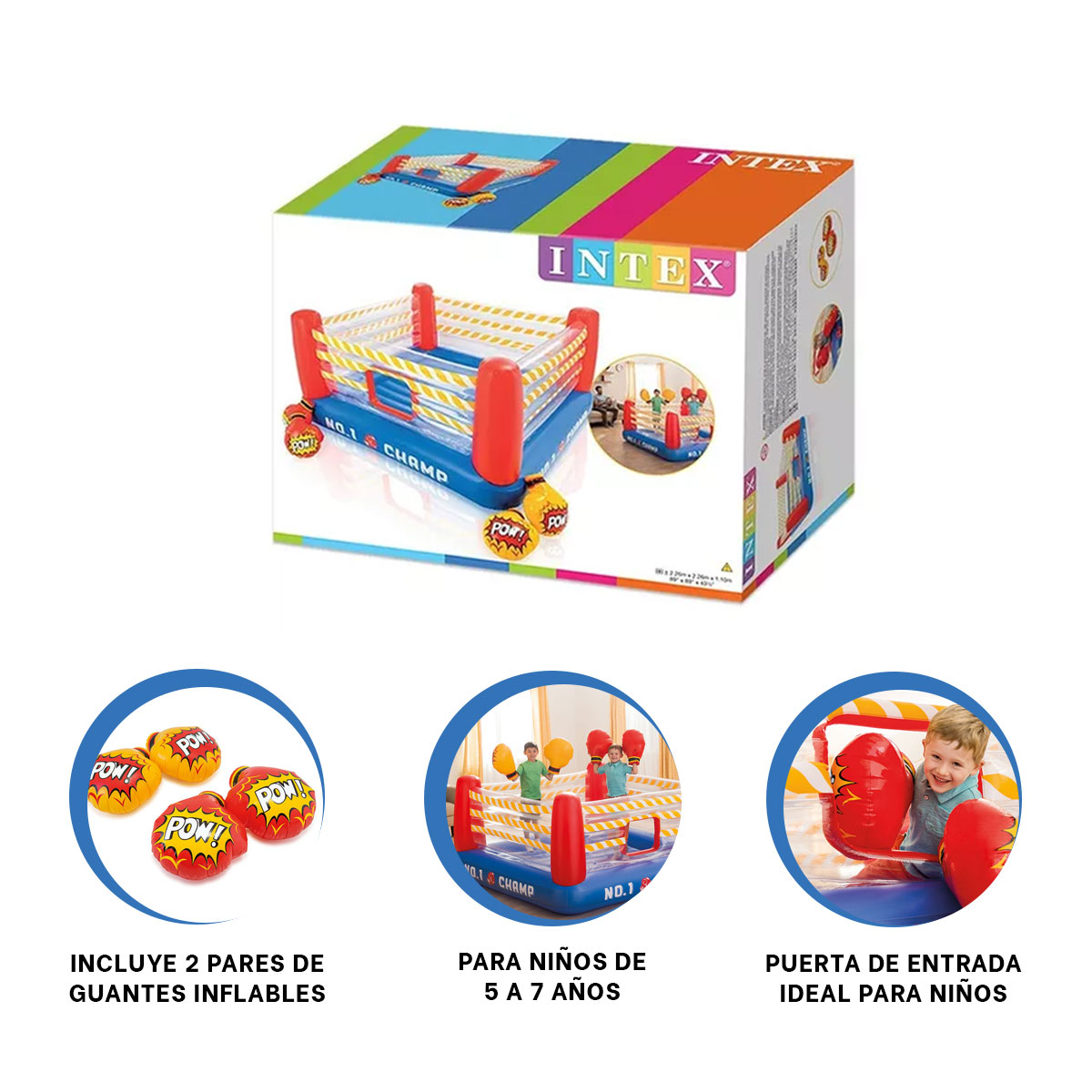 CORRAL ESPACIOSO PARA NIÑOS DE COLOR AZUL Y+GIFT MINIAGENDA - 2