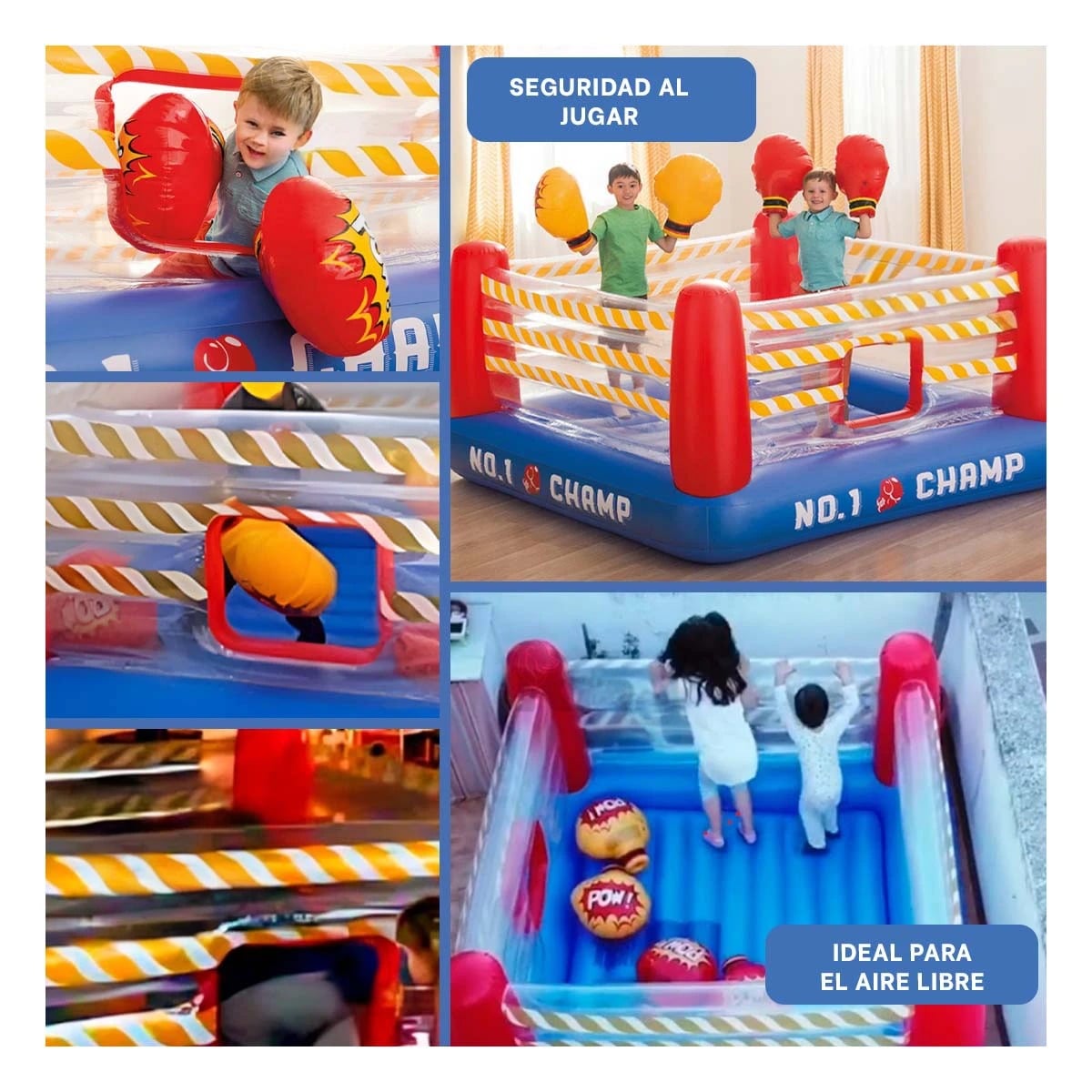 CORRAL RESISTENTE PARA SALTAR EN AZUL Y+REGALO AGENDITA - 2