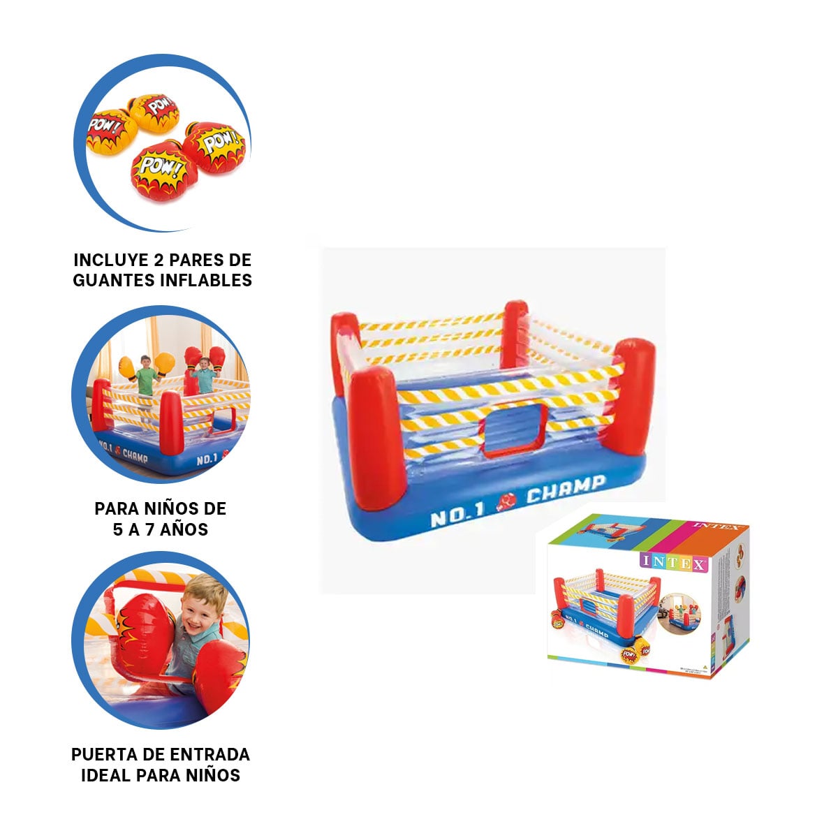 CORRAL RESISTENTE PARA SALTAR EN AZUL Y+REGALO AGENDITA - 3