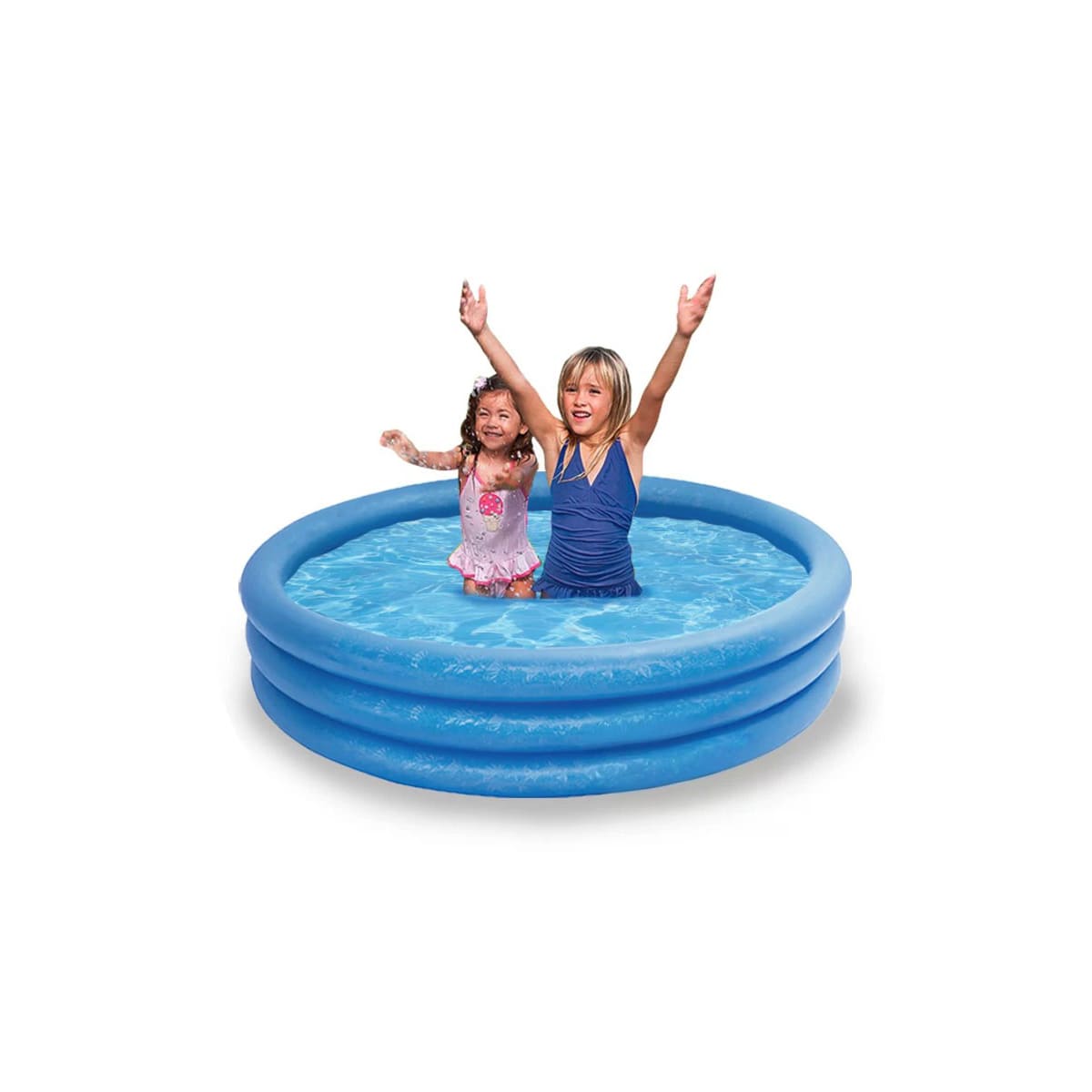 PISCINA REDONDA Y LIGERA EN COLOR AZUL Y+PAPEL DE REGALO - 4
