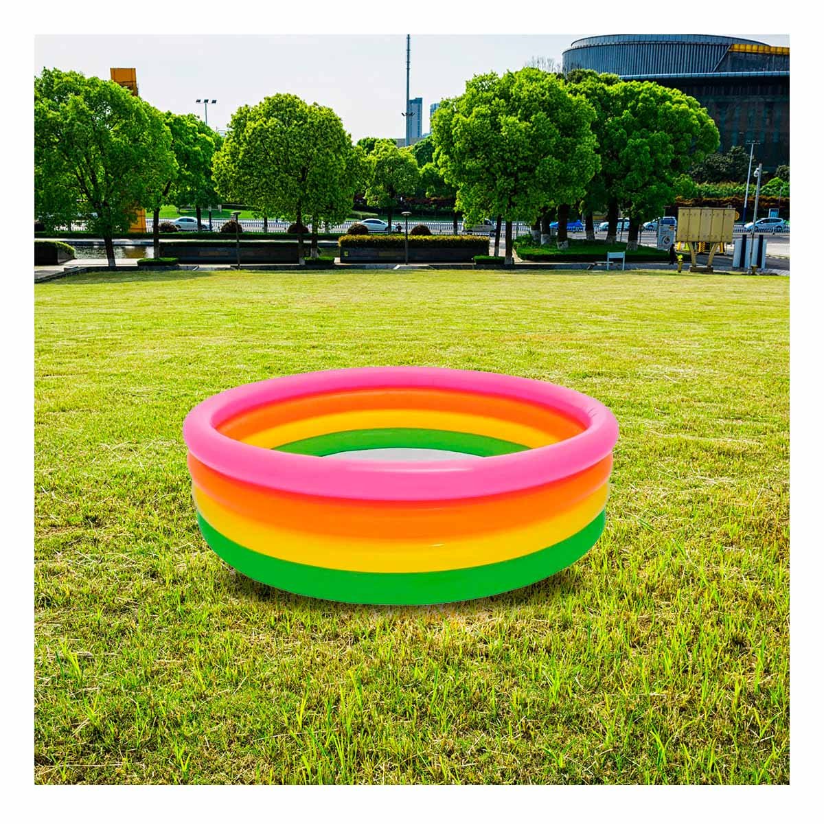 ESTACION DE BANO ARCOIRIS 168X46CM DE MARCA RECONOCIDA PARA LA TRANQUILIDAD Y+LIGAS REGALO - 2