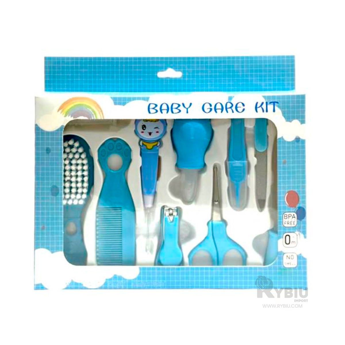 SET RYBIU COMPACTO BEBES AZUL + POST-IT ADHESIVOS - 3