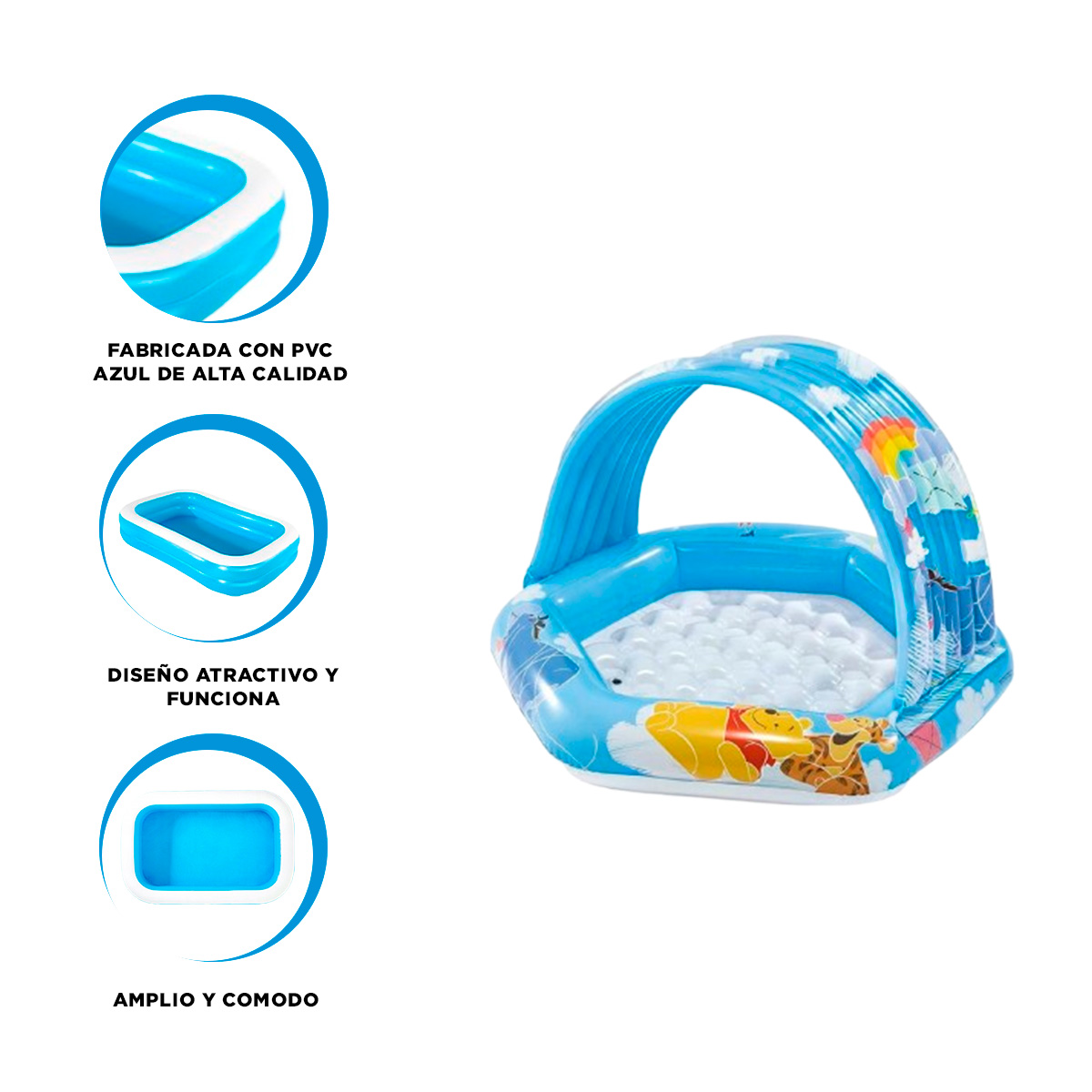 ALBERCA PERFECTA PARA OCASIONES ESPECIALES Y+REGALO STICKERS - 4