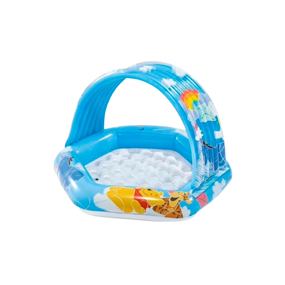 PILETA PARA RELAJACION WINNIE POOH Y+BANDERITAS ADHESIVAS - 3