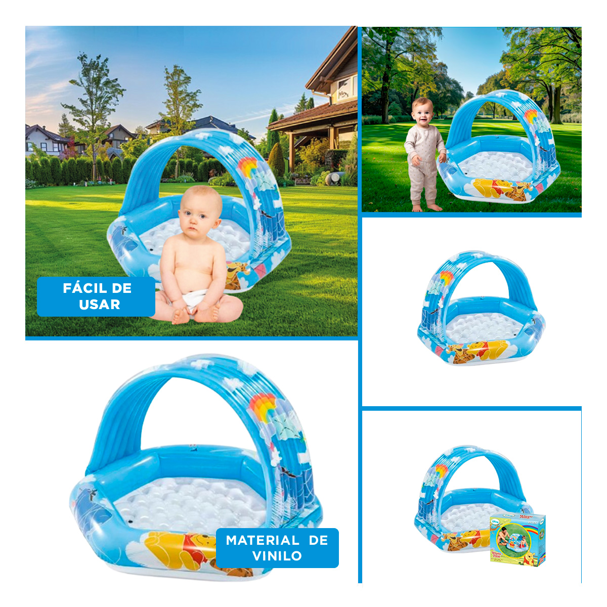 ALBERCA CON ESTILO MODERNO Y EXCLUSIVO Y+GIFT STICKERS - 3